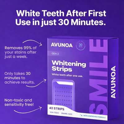 Avunoa Purple Whitening Strips™